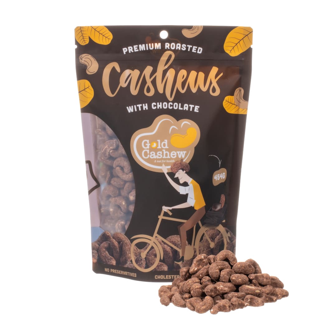 PRODUCT STORY: GOLD CASHEW CHOCOLATE-ROASTED CASHEWS